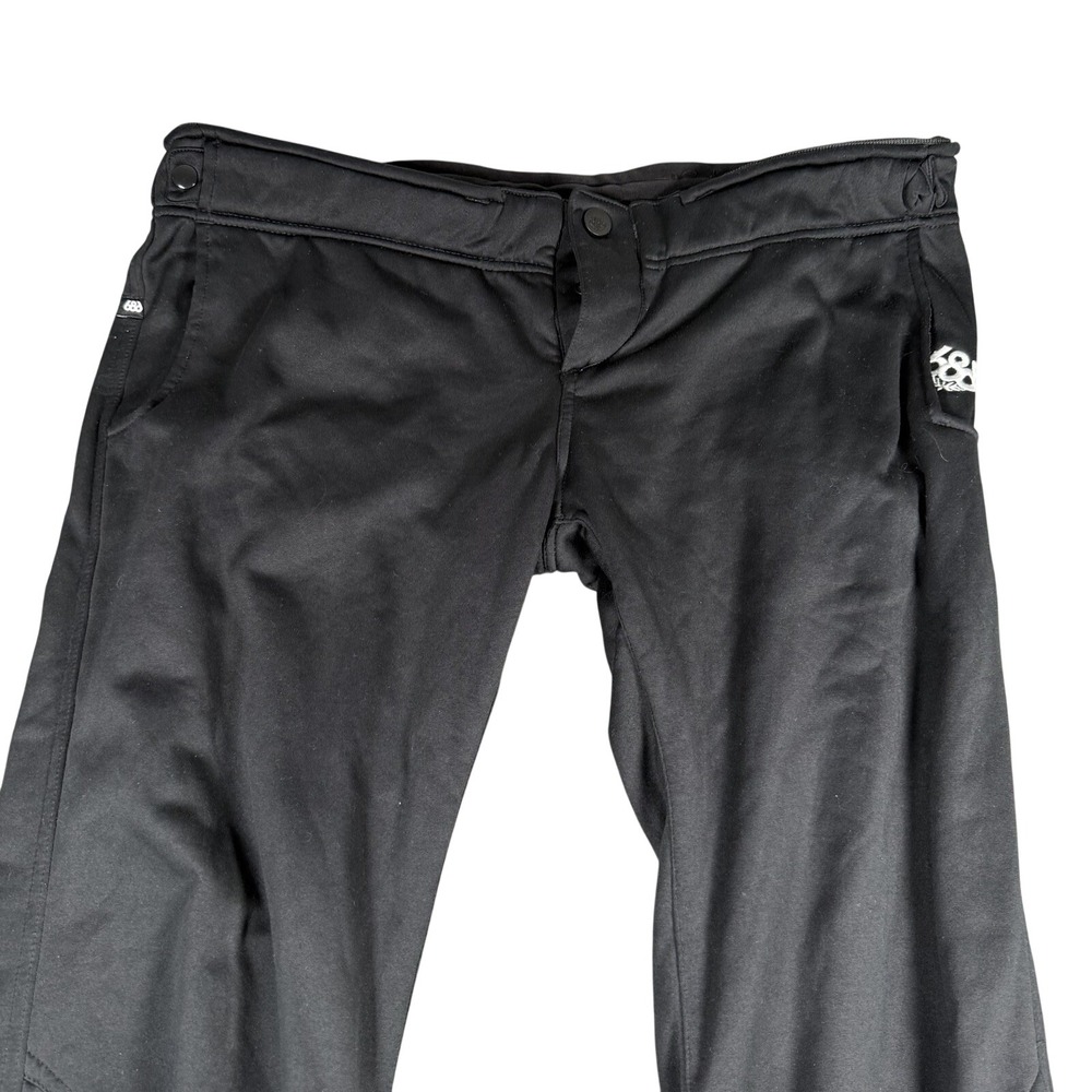 686 Womens Base Layer Pants Black Fleece Lined Ski Snowboard Size L